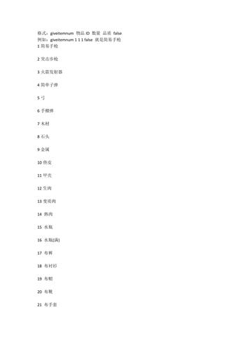 蜀门私服物品代码查询指南